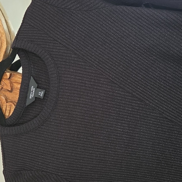 Simply Vera Vera Wang Cozy Tie-waist Top - Picture 5 of 6